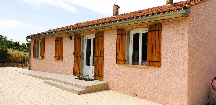 Façade après ravalement à Villebrumier dans le Tarn-et-Garonne